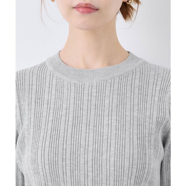 シルク混ワンポイントニットプルオーバー | ROPE' PICNIC | 詳細画像24 