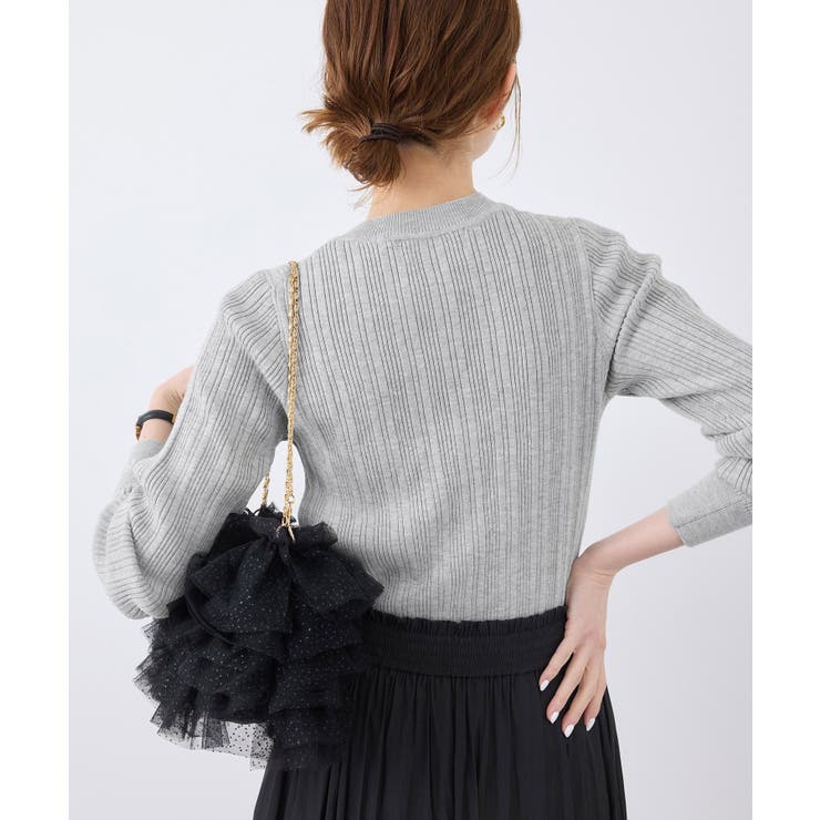 シルク混ワンポイントニットプルオーバー | ROPE' PICNIC | 詳細画像6 