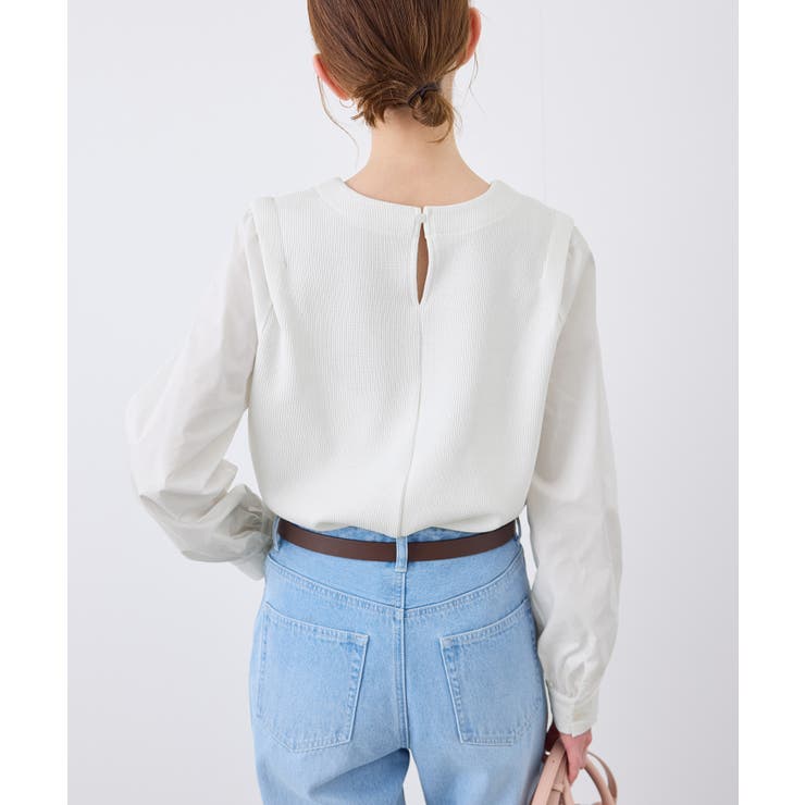 布帛コンビプルオーバー | ROPE' PICNIC | 詳細画像12 