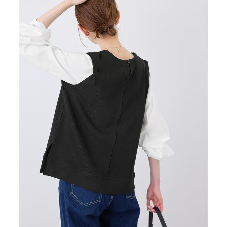 布帛コンビプルオーバー | ROPE' PICNIC | 詳細画像4 