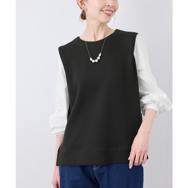 クロメイン | 布帛コンビプルオーバー | ROPE' PICNIC