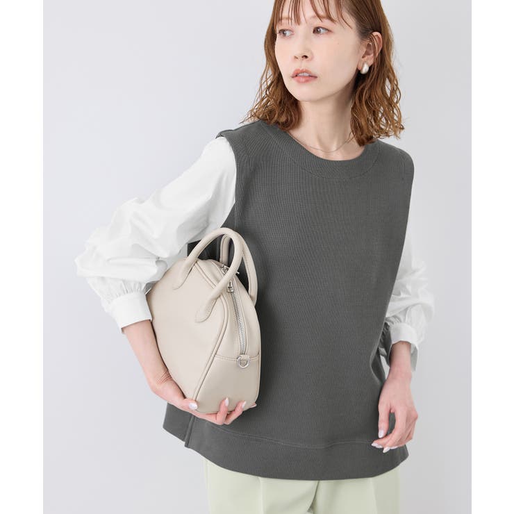 グレー | 布帛コンビプルオーバー | ROPE' PICNIC