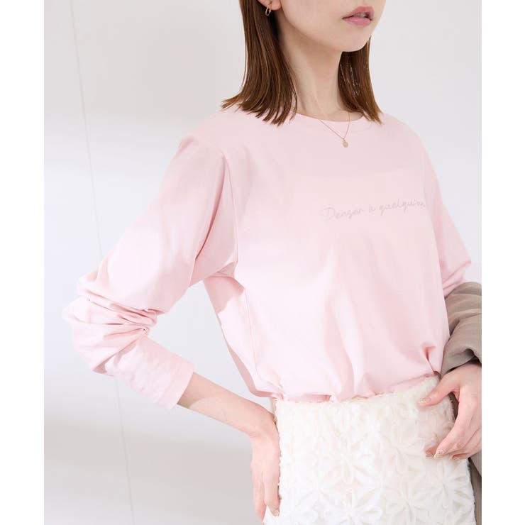 ピンク(63) | RENU/アソートロゴロングTシャツ | ROPE' PICNIC