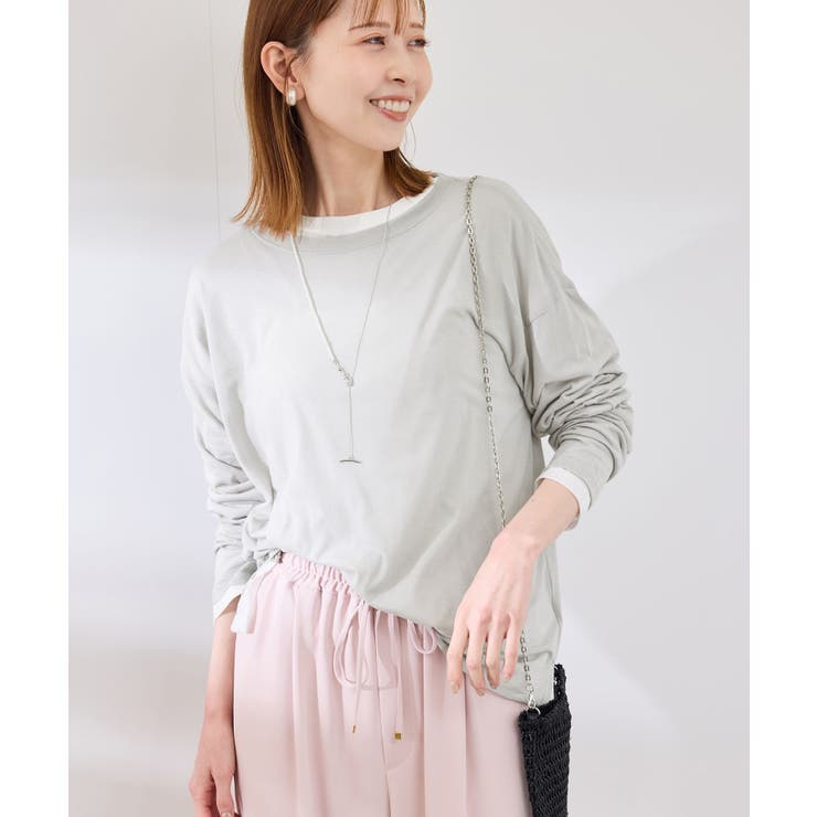 ライトグレー(08) | シアーロングTシャツ | ROPE' PICNIC