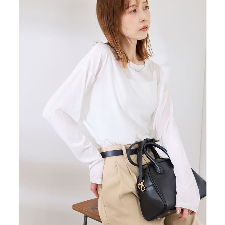 ホワイト(10) | シアーロングTシャツ | ROPE' PICNIC