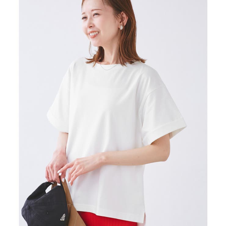 (entry price）マルチファンクション袖折り返しラウンドヘムtee | ROPE' PICNIC | 詳細画像20 