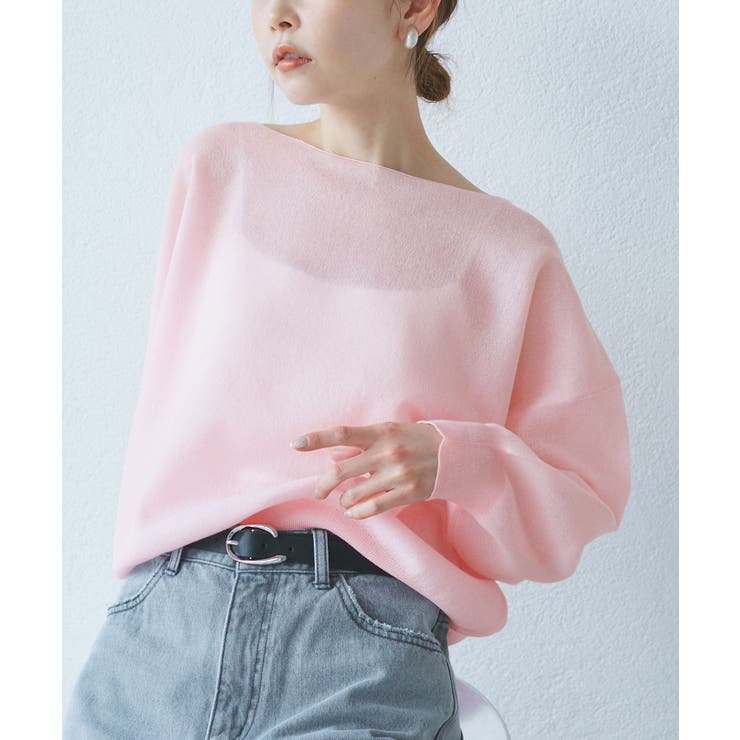 スポンジシアーニットプルオーバー | ROPE' PICNIC | 詳細画像1 