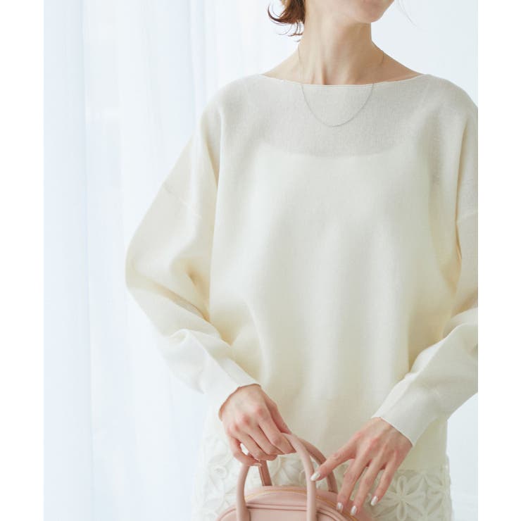 スポンジシアーニットプルオーバー | ROPE' PICNIC | 詳細画像12 