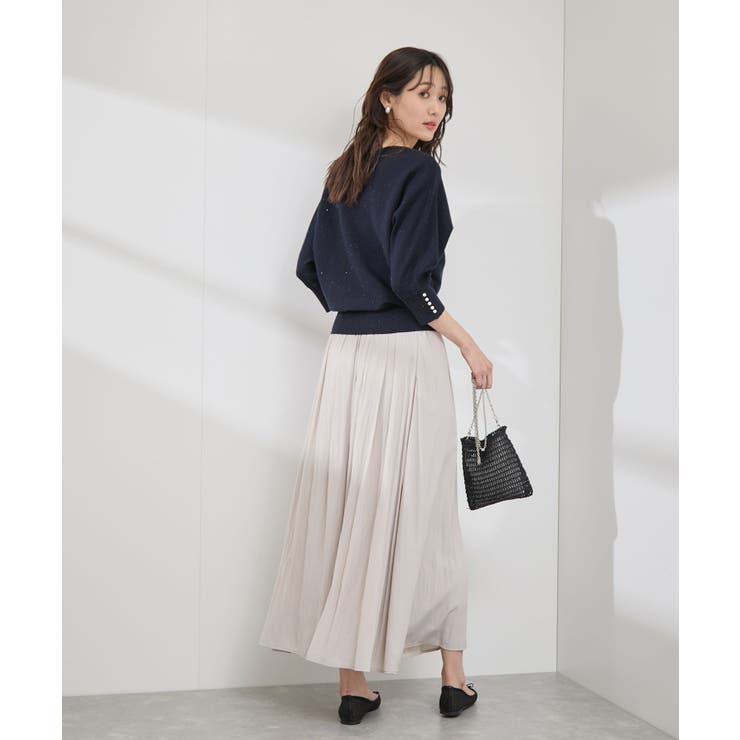 アンジェリーナ7分袖パールドルマンニット | ROPE' PICNIC | 詳細画像11 