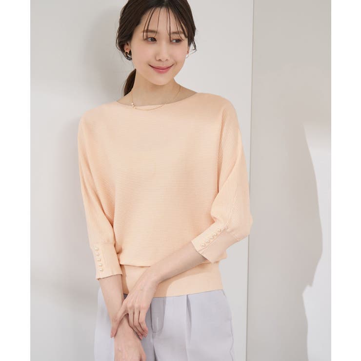 アンジェリーナ7分袖パールドルマンニット | ROPE' PICNIC | 詳細画像18 