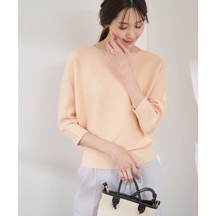 アンジェリーナ7分袖パールドルマンニット | ROPE' PICNIC | 詳細画像19 