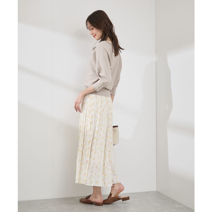 アンジェリーナ7分袖パールドルマンニット | ROPE' PICNIC | 詳細画像3 