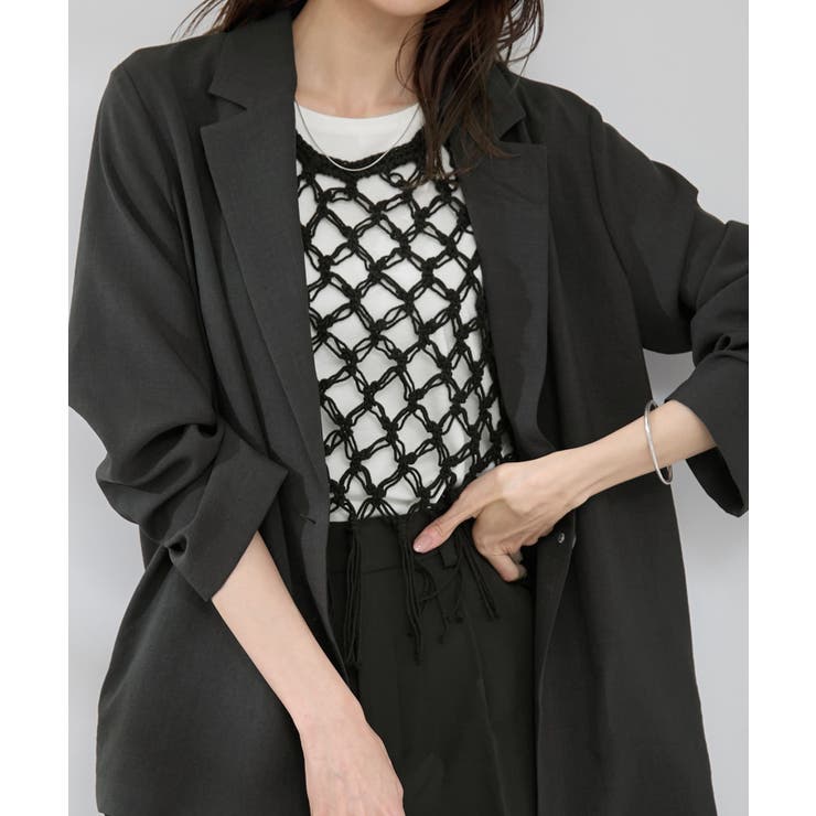 かぎ針ビスチェ×タンクトップセット | ROPE' PICNIC | 詳細画像13 