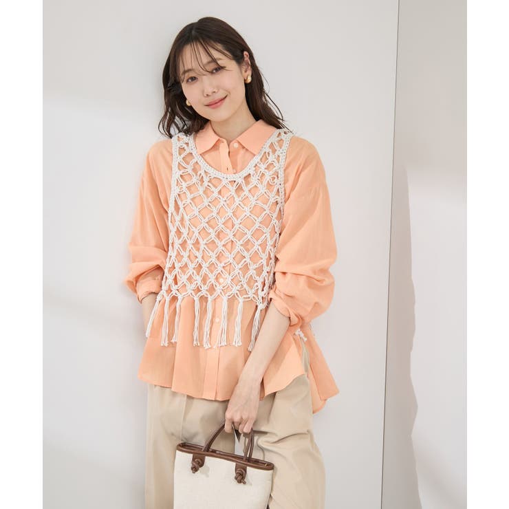 かぎ針ビスチェ×タンクトップセット | ROPE' PICNIC | 詳細画像23 