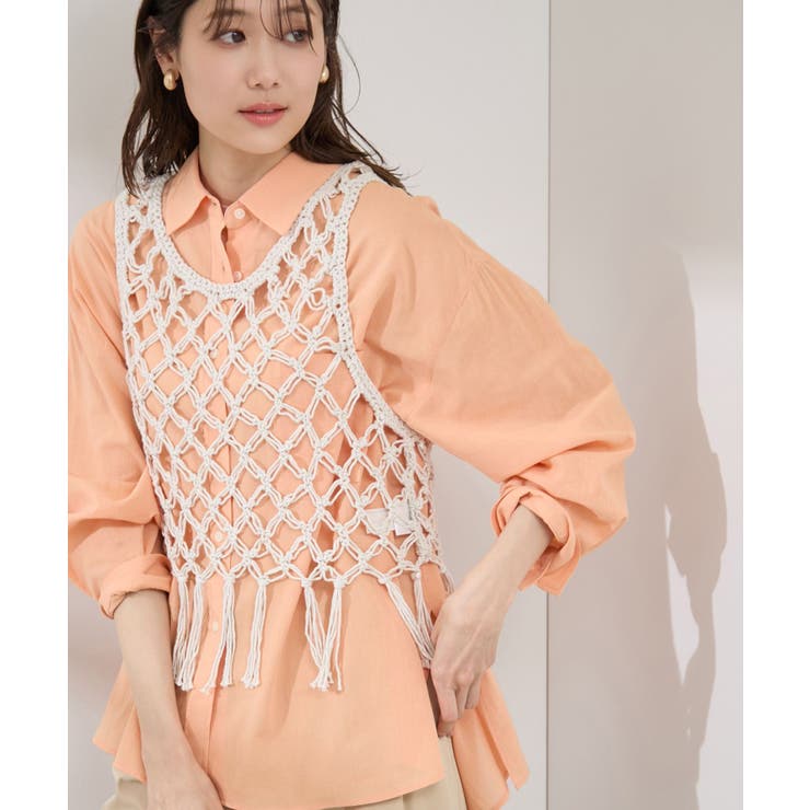 かぎ針ビスチェ×タンクトップセット | ROPE' PICNIC | 詳細画像24 