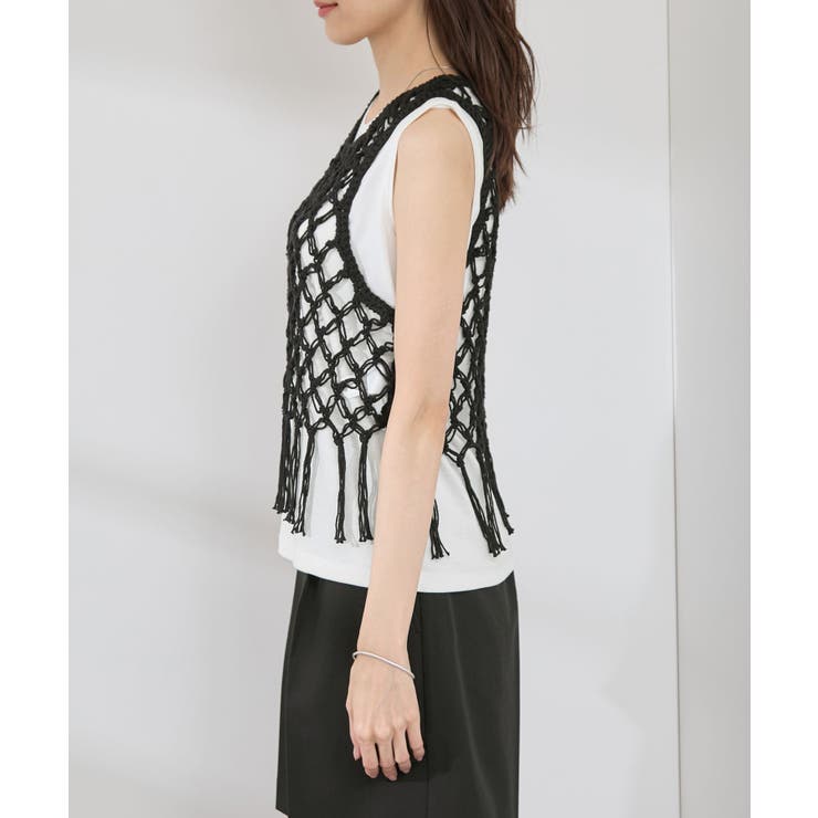 かぎ針ビスチェ×タンクトップセット | ROPE' PICNIC | 詳細画像26 