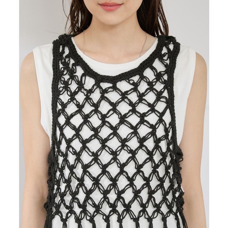 かぎ針ビスチェ×タンクトップセット | ROPE' PICNIC | 詳細画像28 