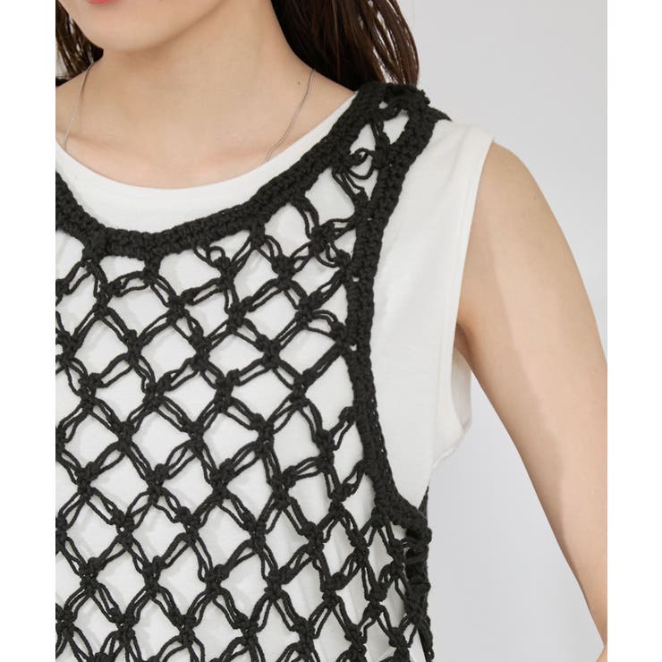 かぎ針ビスチェ×タンクトップセット | ROPE' PICNIC | 詳細画像29 