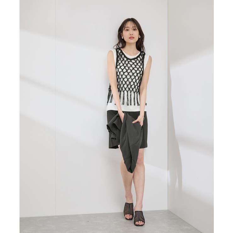 かぎ針ビスチェ×タンクトップセット | ROPE' PICNIC | 詳細画像4 