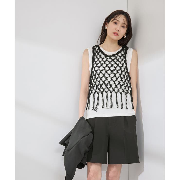 かぎ針ビスチェ×タンクトップセット | ROPE' PICNIC | 詳細画像8 