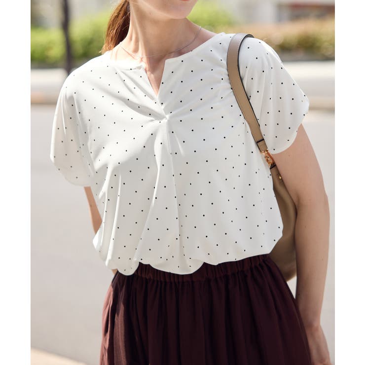 カットジョーゼットスキッパートップス | ROPE' PICNIC | 詳細画像11 