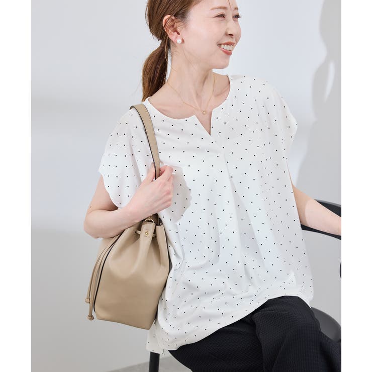 カットジョーゼットスキッパートップス | ROPE' PICNIC | 詳細画像15 