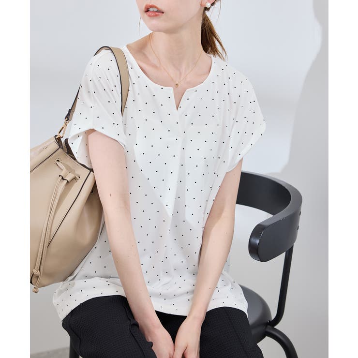 カットジョーゼットスキッパートップス | ROPE' PICNIC | 詳細画像16 