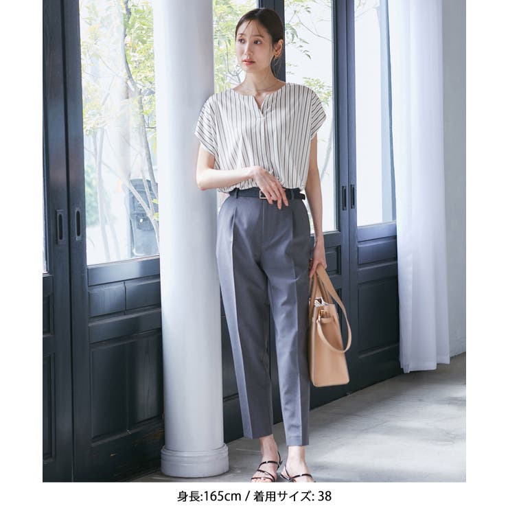 カットジョーゼットスキッパートップス | ROPE' PICNIC | 詳細画像2 