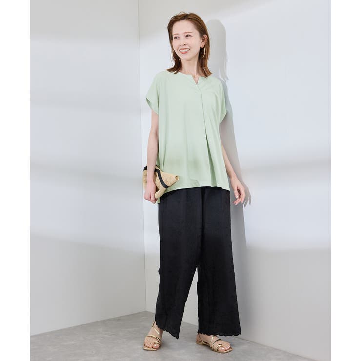 カットジョーゼットスキッパートップス | ROPE' PICNIC | 詳細画像26 