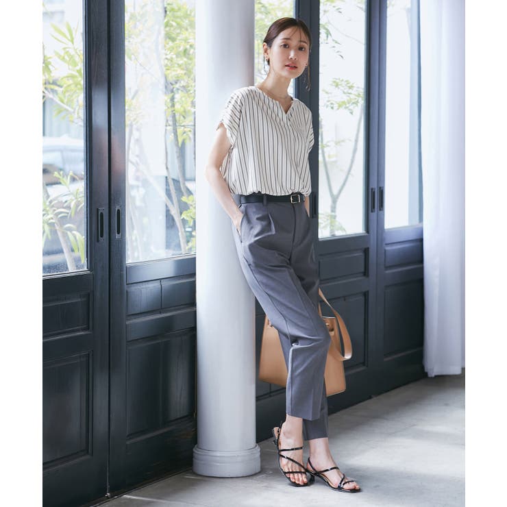 カットジョーゼットスキッパートップス | ROPE' PICNIC | 詳細画像3 