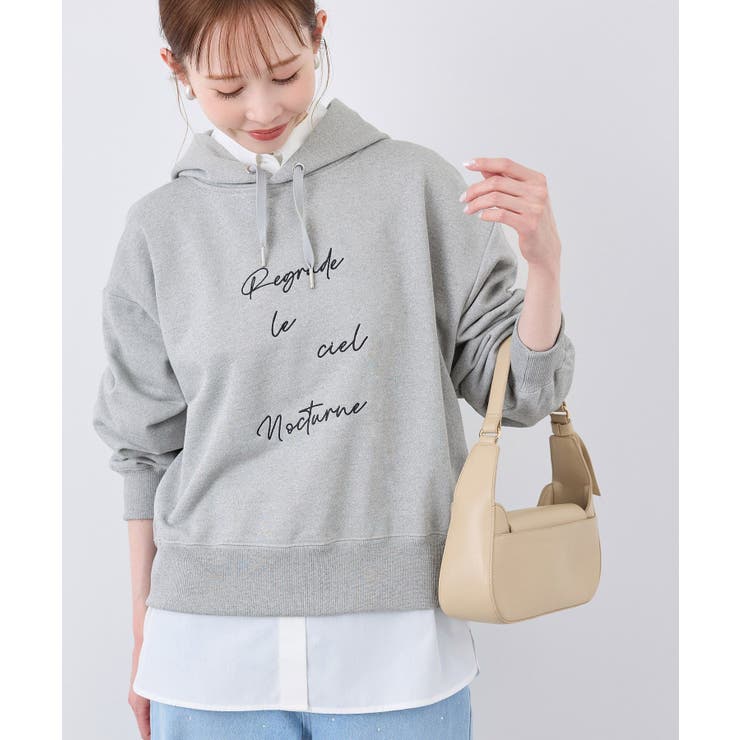 アソートロゴ刺繍裏毛フーディー | ROPE' PICNIC | 詳細画像1 