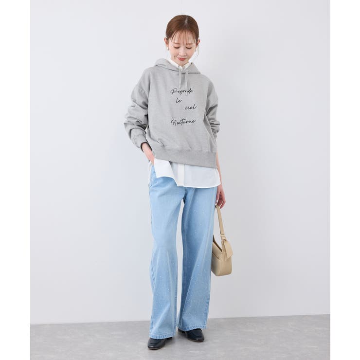 アソートロゴ刺繍裏毛フーディー | ROPE' PICNIC | 詳細画像3 