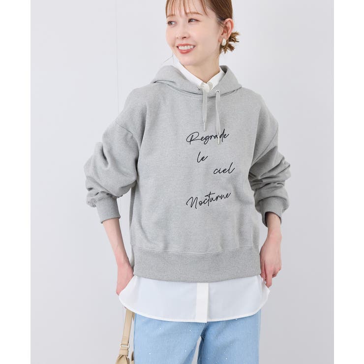 アソートロゴ刺繍裏毛フーディー | ROPE' PICNIC | 詳細画像7 