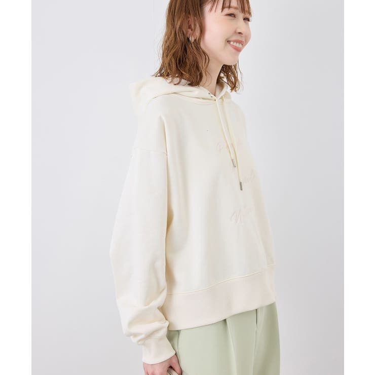 アソートロゴ刺繍裏毛フーディー | ROPE' PICNIC | 詳細画像9 
