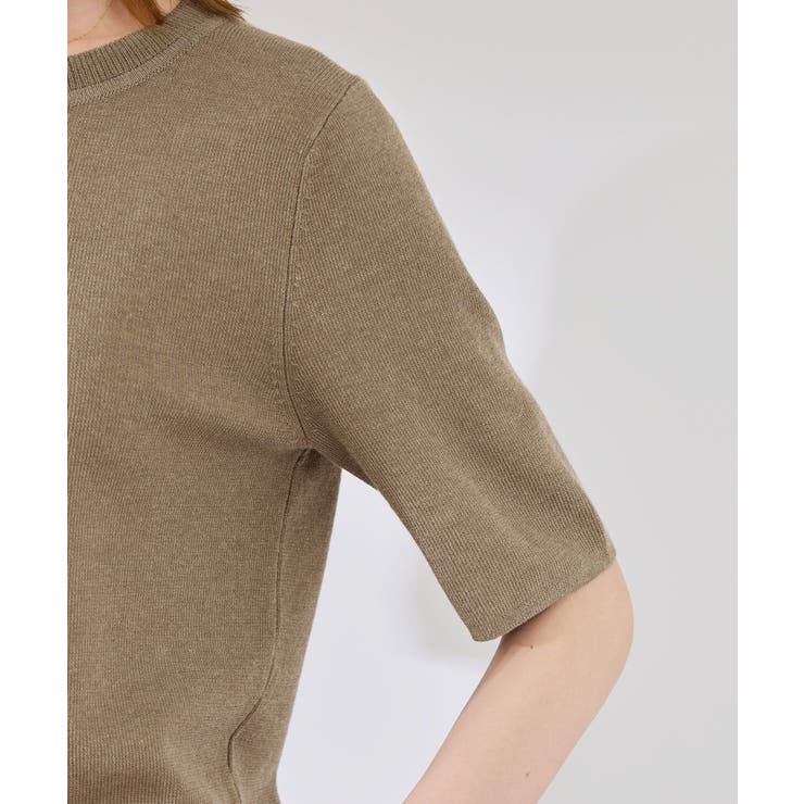 【洗濯機OK】LEVITAハーフスリーブニットプルオーバー | ROPE' PICNIC | 詳細画像21 