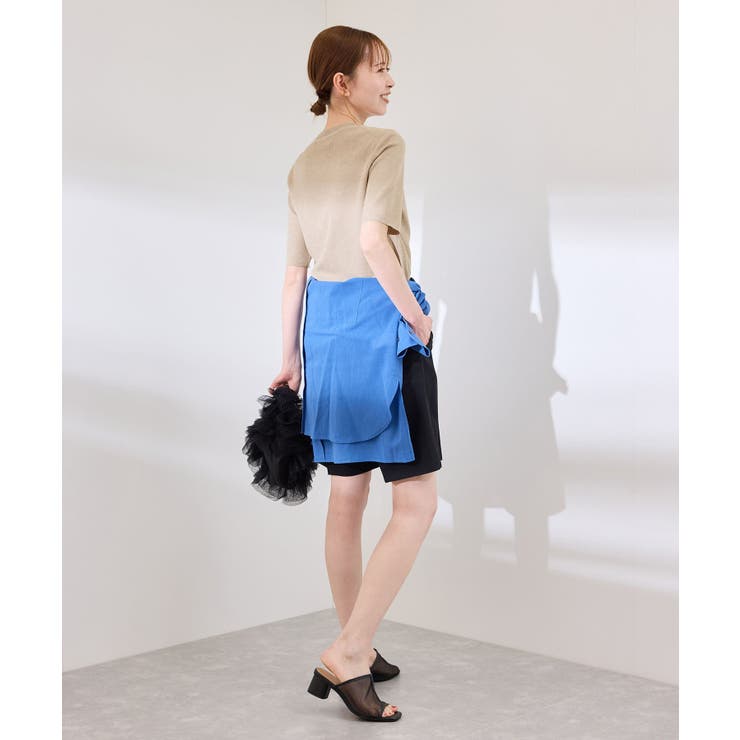 【洗濯機OK】LEVITAハーフスリーブニットプルオーバー | ROPE' PICNIC | 詳細画像7 