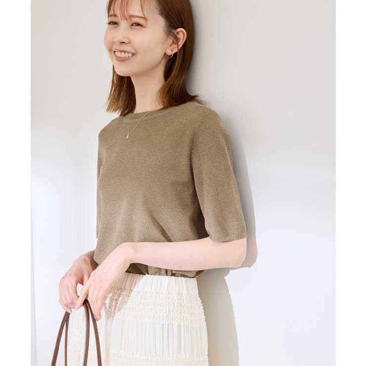 その他(97) | 【洗濯機OK】LEVITAハーフスリーブニットプルオーバー | ROPE' PICNIC