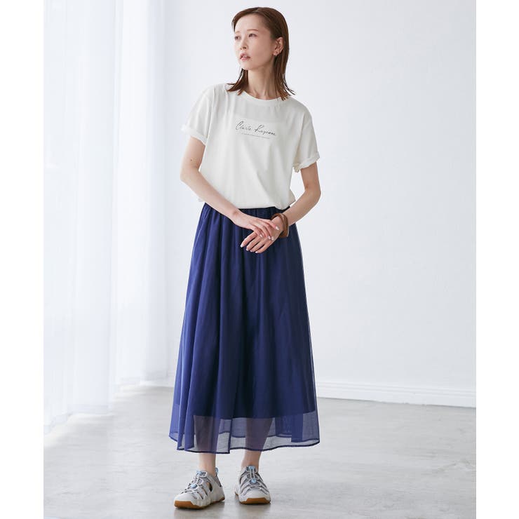 【UVカット・汗染み加工・接触冷感】手描き風ロゴプリントTシャツ | ROPE' PICNIC | 詳細画像10 