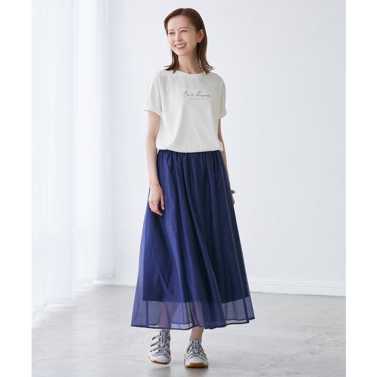 【UVカット・汗染み加工・接触冷感】手描き風ロゴプリントTシャツ | ROPE' PICNIC | 詳細画像11 