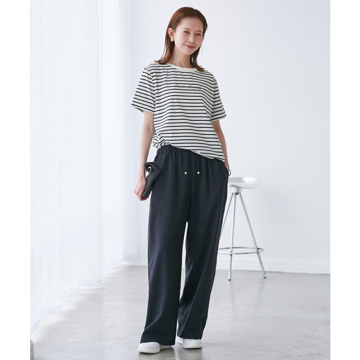 【UVカット・汗染み加工・接触冷感】手描き風ロゴプリントTシャツ | ROPE' PICNIC | 詳細画像16 