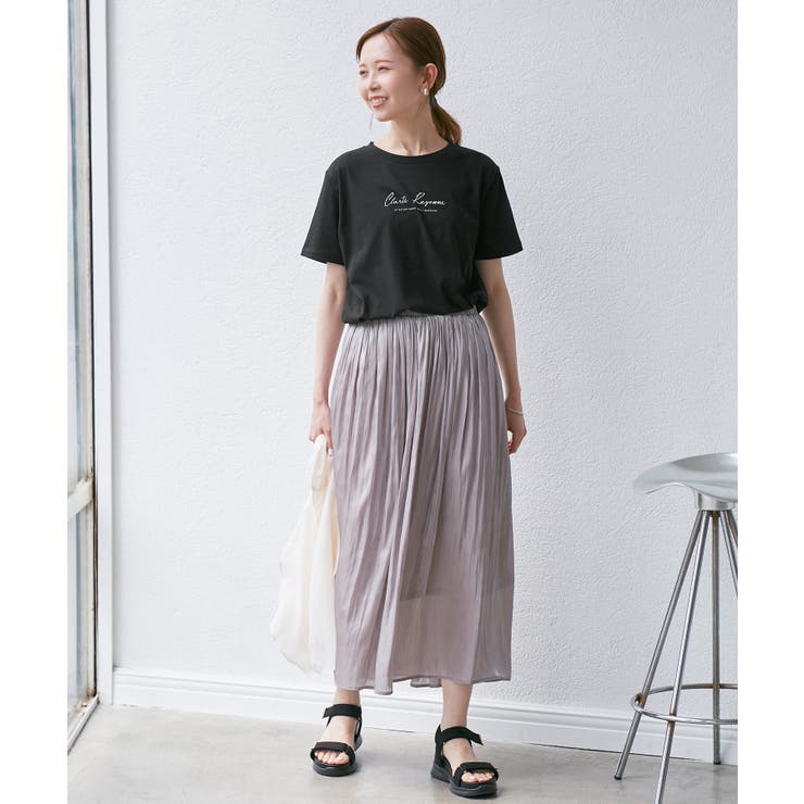 【UVカット・汗染み加工・接触冷感】手描き風ロゴプリントTシャツ | ROPE' PICNIC | 詳細画像2 