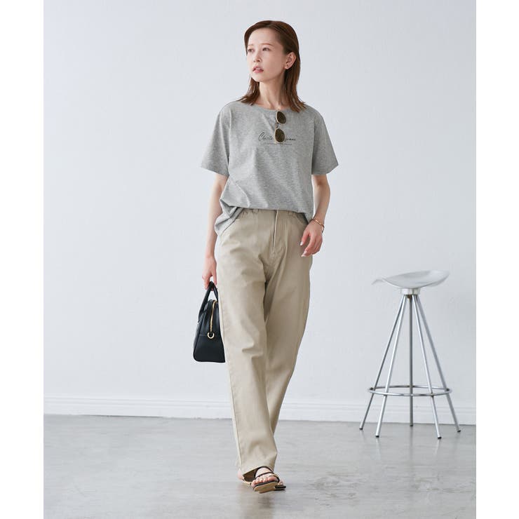 【UVカット・汗染み加工・接触冷感】手描き風ロゴプリントTシャツ | ROPE' PICNIC | 詳細画像6 