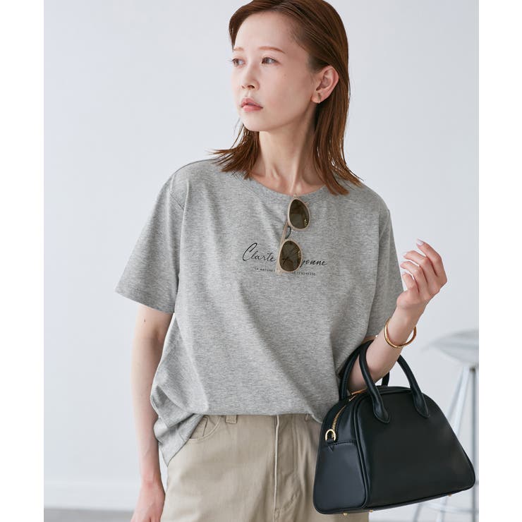 【UVカット・汗染み加工・接触冷感】手描き風ロゴプリントTシャツ | ROPE' PICNIC | 詳細画像8 