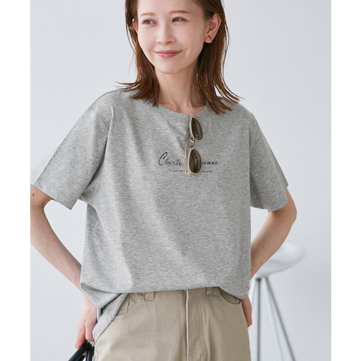 【UVカット・汗染み加工・接触冷感】手描き風ロゴプリントTシャツ | ROPE' PICNIC | 詳細画像9 