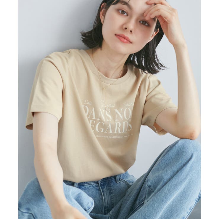 【UVカット・接触冷感・汗染み加工】フレンチロゴプリントTシャツ | ROPE' PICNIC | 詳細画像10 