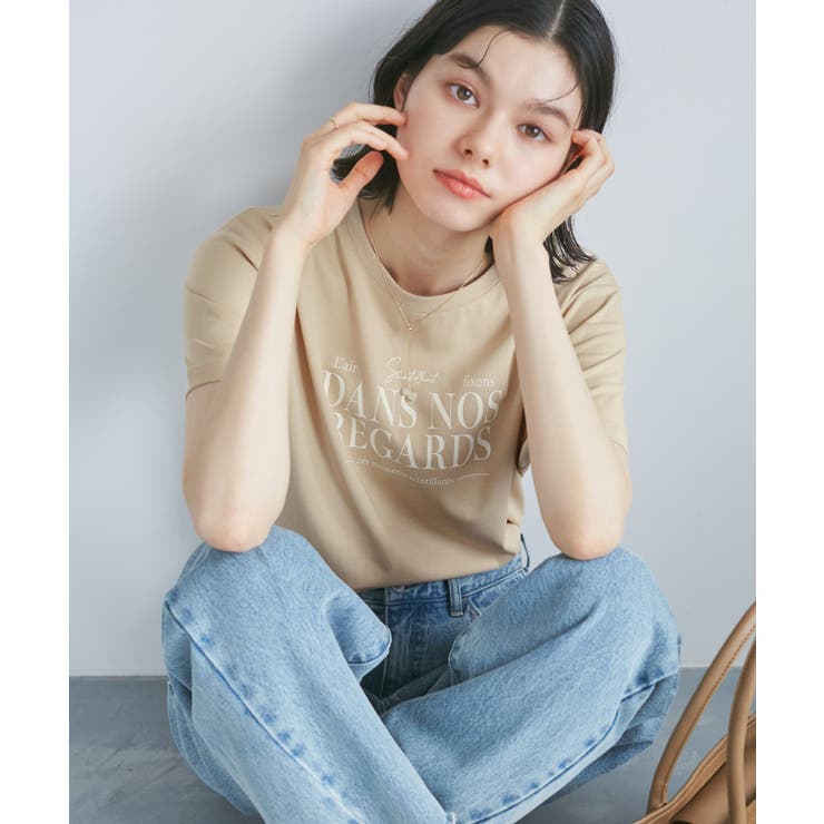 【UVカット・接触冷感・汗染み加工】フレンチロゴプリントTシャツ | ROPE' PICNIC | 詳細画像11 