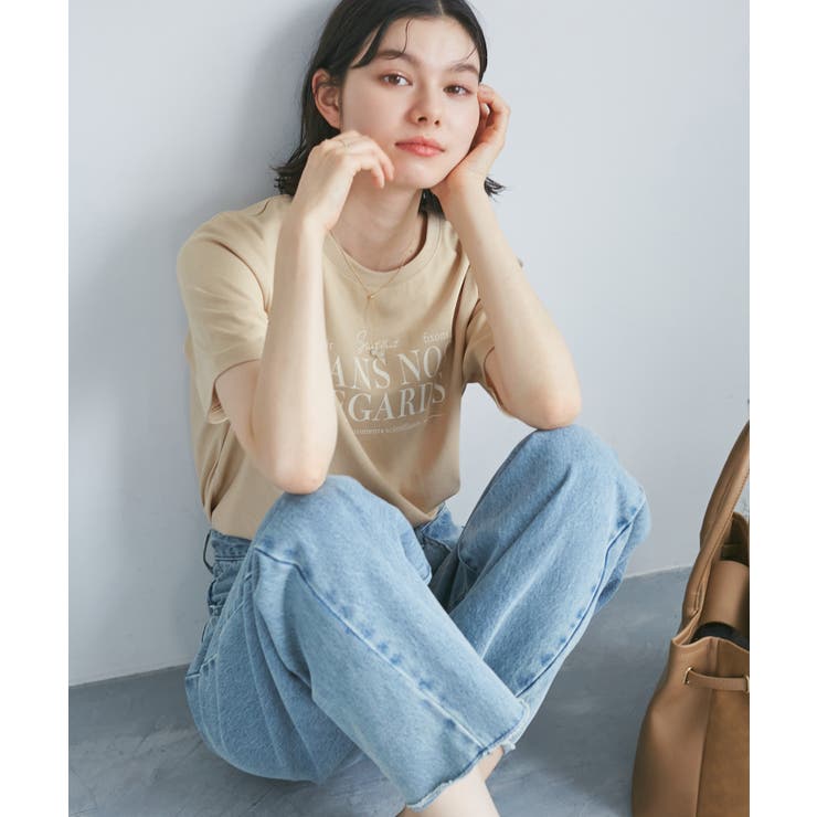 【UVカット・接触冷感・汗染み加工】フレンチロゴプリントTシャツ | ROPE' PICNIC | 詳細画像12 