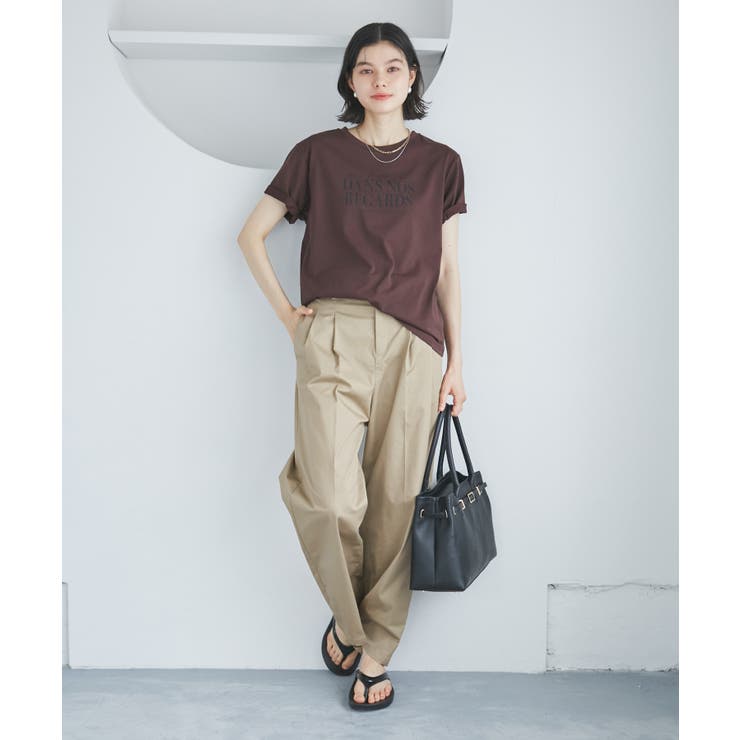 【UVカット・接触冷感・汗染み加工】フレンチロゴプリントTシャツ | ROPE' PICNIC | 詳細画像13 