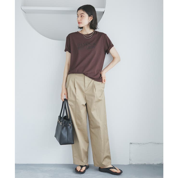 【UVカット・接触冷感・汗染み加工】フレンチロゴプリントTシャツ | ROPE' PICNIC | 詳細画像14 