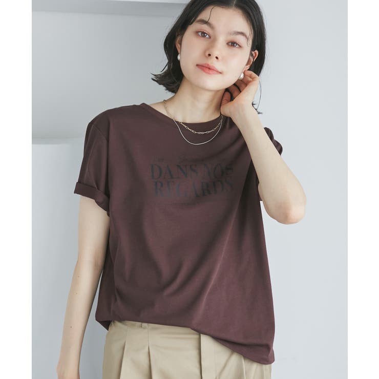 【UVカット・接触冷感・汗染み加工】フレンチロゴプリントTシャツ | ROPE' PICNIC | 詳細画像15 